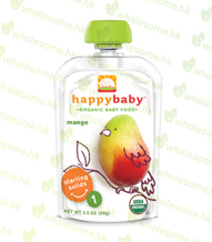 Happy Baby Starting Solids (stage 1): Mango (Pack of 16) 有機嬰兒食品 (第一階段): 芒果(16包)